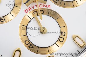 Daytona 116503 Clean Factory 1:1 Best Edition 904L SS Case and Bracelet White Dial SA4130 - Image 12