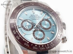 Daytona 116506 Clean 1:1 Best Edition Ice Blue Dial Markers on SS Bracelet SA4130 v2 - Image 3