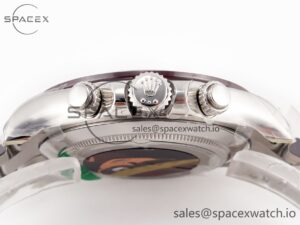 Daytona 116506 Clean 1:1 Best Edition Ice Blue Dial Markers on SS Bracelet SA4130 v2 - Image 16