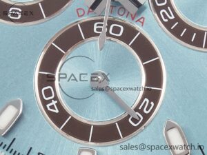 Daytona 116506 Clean 1:1 Best Edition Ice Blue Dial Markers on SS Bracelet SA4130 v2 - Image 12