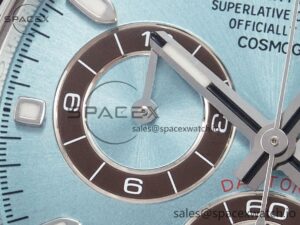 Daytona 116506 Clean 1:1 Best Edition Ice Blue Dial Markers on SS Bracelet SA4130 v2 - Image 13