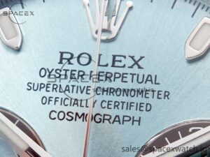 Daytona 116506 Clean 1:1 Best Edition Ice Blue Dial Markers on SS Bracelet SA4130 v2 - Image 10