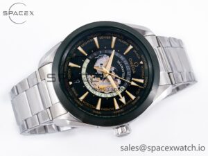Aqua Terra GMT Worldtimer 150M 43mm 24 VSF 1:1 Best Edition Green Dial on SS Bracelet A8938 Super Clone - Image 7