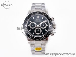 Daytona 116500 LN 904L SS Case ZF 1:1 Best Edition Black Dial On 904L SS Bracelet SH4130