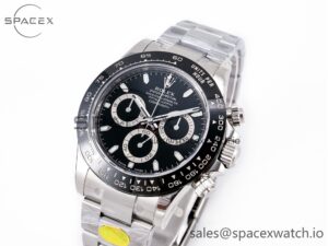 Daytona 116500 LN 904L SS Case ZF 1:1 Best Edition Black Dial On 904L SS Bracelet SH4130 - Image 4