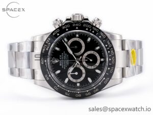 Daytona 116500 LN 904L SS Case ZF 1:1 Best Edition Black Dial On 904L SS Bracelet SH4130 - Image 6