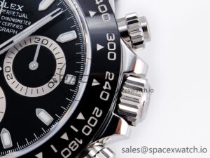 Daytona 116500 LN 904L SS Case ZF 1:1 Best Edition Black Dial On 904L SS Bracelet SH4130 - Image 10