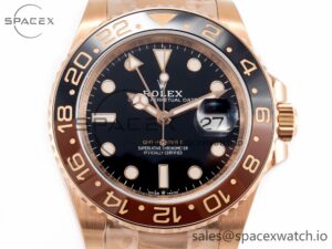 GMT-Master II 126715 CHNR ARF 1:1 Best Edition Black Dial on RG Bracelet SH3285 CHS - Image 2