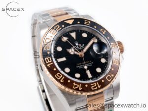 GMT-Master II 126711 CHNR ARF 1:1 Best Edition Black Dial on RG/SS Bracelet SH3285 CHS - Image 3