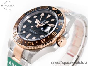 GMT-Master II 126711 CHNR ARF 1:1 Best Edition Black Dial on RG/SS Bracelet SH3285 CHS - Image 5