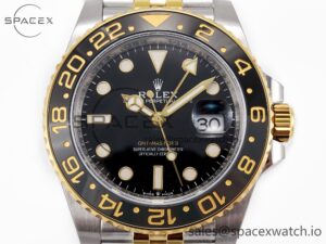 GMT-Master II 126713 GRNR ARF 1:1 Best Edition Black Dial on YG/SS Jubilee Bracelet SH3285 CHS - Image 2