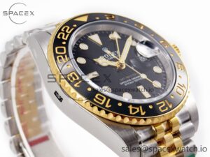 GMT-Master II 126713 GRNR ARF 1:1 Best Edition Black Dial on YG/SS Jubilee Bracelet SH3285 CHS - Image 6