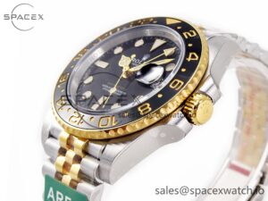 GMT-Master II 126713 GRNR ARF 1:1 Best Edition Black Dial on YG/SS Jubilee Bracelet SH3285 CHS - Image 5