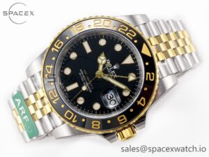 GMT-Master II 126713 GRNR ARF 1:1 Best Edition Black Dial on YG/SS Jubilee Bracelet SH3285 CHS - Image 7