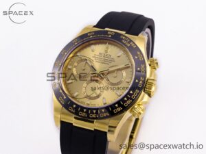 Daytona 116518 Clean 1:1 Best Edition YG Dial on Oysterflex Strap SA4130 - Image 3