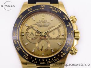 Daytona 116518 Clean 1:1 Best Edition YG Dial on Oysterflex Strap SA4130 - Image 2