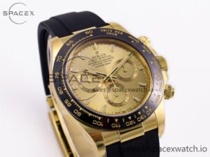 Daytona 116518 Clean 1:1 Best Edition YG Dial on Oysterflex Strap SA4130 - Image 4