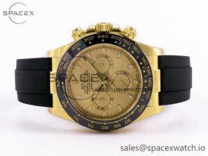 Daytona 116518 Clean 1:1 Best Edition YG Dial on Oysterflex Strap SA4130 - Image 8