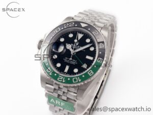GMT Master II 126720 VTNR 904L SS ARF 1:1 Best Edition Black Dial on Jubilee Bracelet VR3285 CHS - Image 4