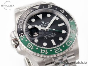 GMT Master II 126720 VTNR 904L SS ARF 1:1 Best Edition Black Dial on Jubilee Bracelet VR3285 CHS - Image 3