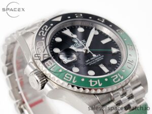 GMT Master II 126720 VTNR 904L SS ARF 1:1 Best Edition Black Dial on Jubilee Bracelet VR3285 CHS - Image 6