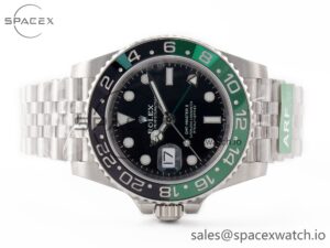 GMT Master II 126720 VTNR 904L SS ARF 1:1 Best Edition Black Dial on Jubilee Bracelet VR3285 CHS - Image 8
