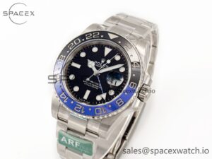 GMT-Master II 126710 BLNR Blue/Black Ceramic ARF Best Edition on Oyster Bracelet SH3285 SHS - Image 4