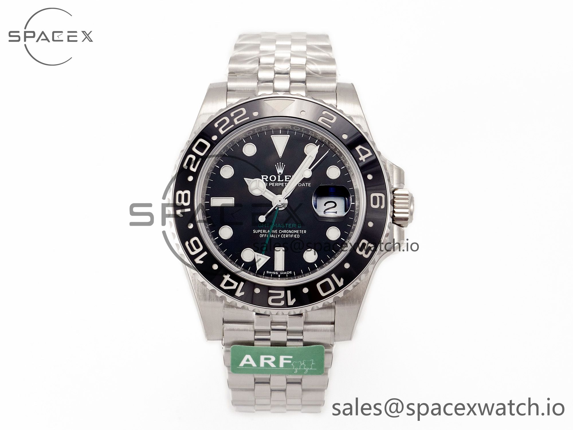 IMG_5095 拷贝 GMT Master II 116710 LN 904L SS ARF 1:1 Best Edition on Jubilee Bracelet VR3186 CHS - Image 1