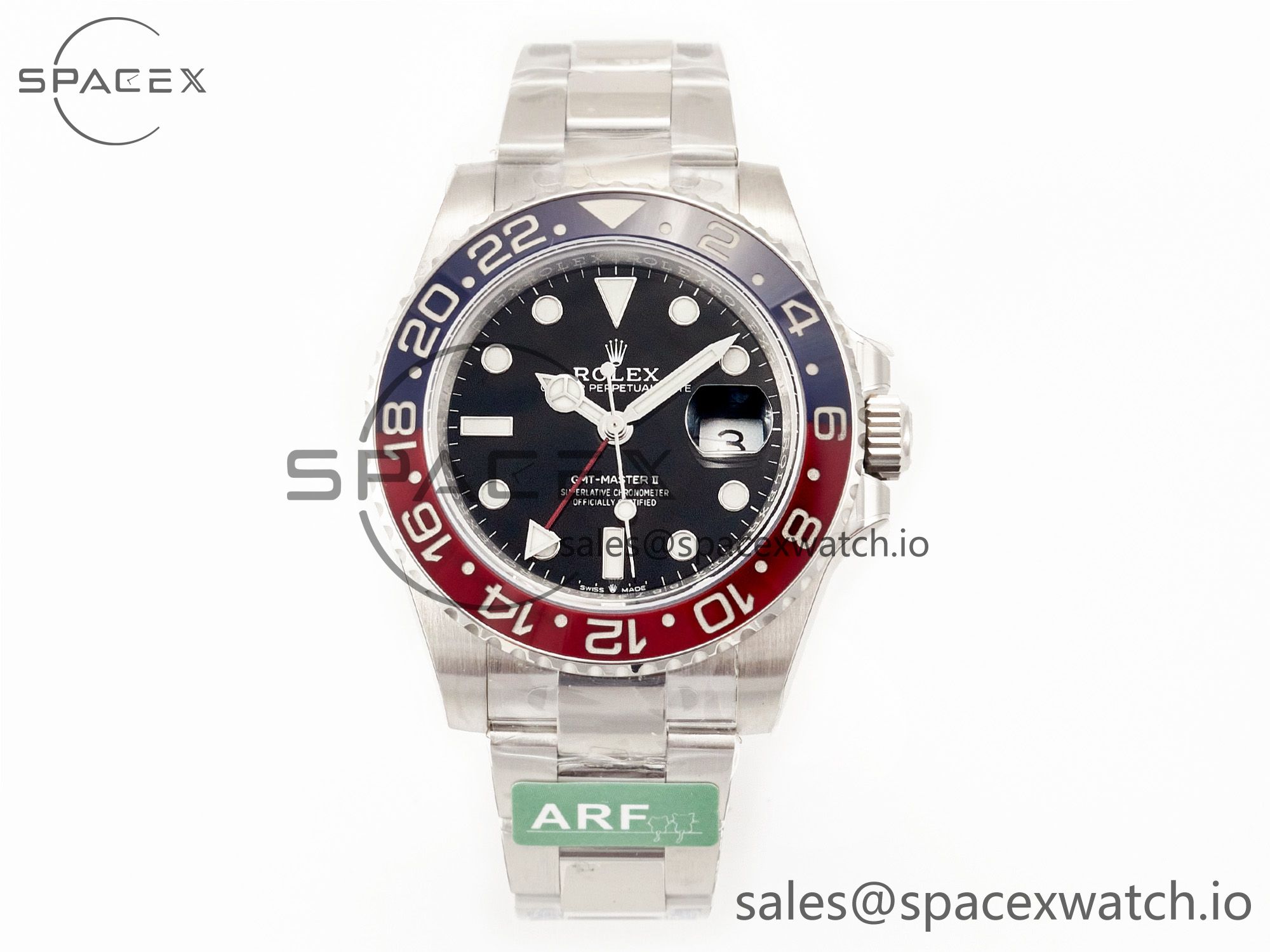 IMG_5138 拷贝 GMT-Master II 126710 BLRO Blue/Red Ceramic 904L ARF 1:1 Best Edition on Bracelet SH3285 CHS - Image 1