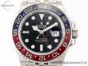 GMT-Master II 126710 BLRO Blue/Red Ceramic 904L ARF 1:1 Best Edition on Jubilee Bracelet SH3285 CHS - Image 2