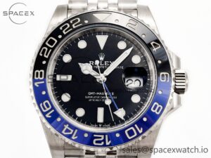 GMT-Master II 126710 BLNR Blue/Black Ceramic 904L ARF 1:1 Best Edition on Jubilee Bracelet SH3285 CHS - Image 2