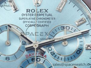 Daytona 116506 Clean 1:1 Best Edition Ice Blue Dial Crystal Markers on SS Bracelet SA4130 V2 - Image 9