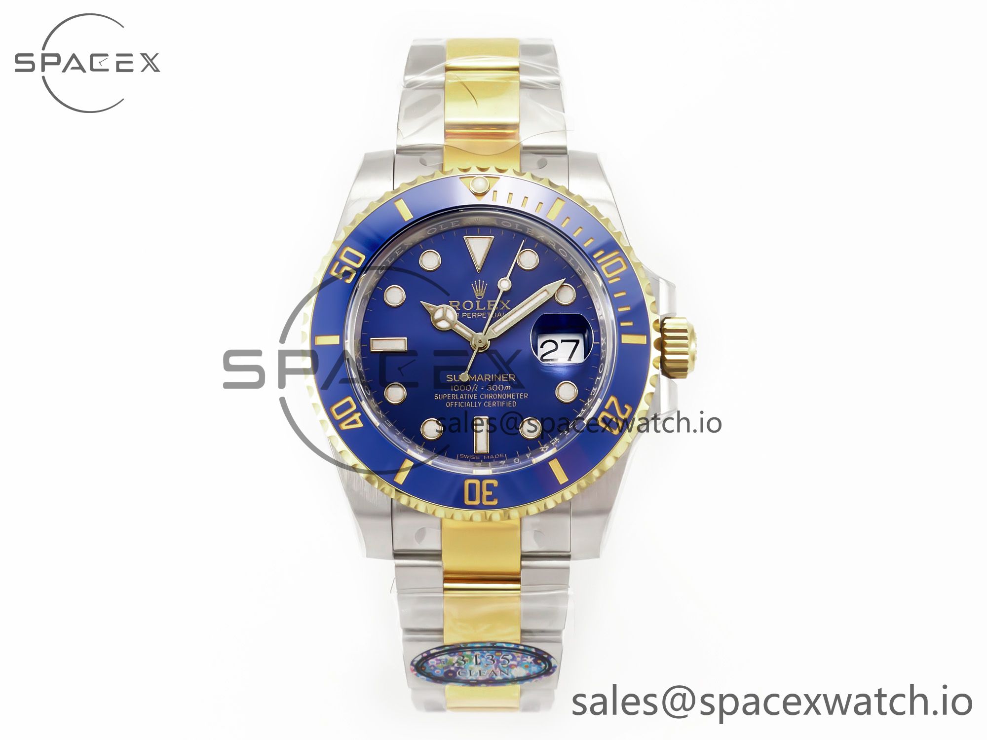 IMG_5304 拷贝 Submariner 116613 LB Blue Ceramic Clean Factory 1:1 Best Edition 904L SS Case and Bracelet VS3135 - Image 1