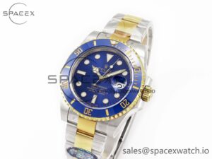 Submariner 116613 LB Blue Ceramic Clean Factory 1:1 Best Edition 904L SS Case and Bracelet VS3135 - Image 4