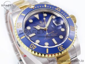 Submariner 116613 LB Blue Ceramic Clean Factory 1:1 Best Edition 904L SS Case and Bracelet VS3135 - Image 3