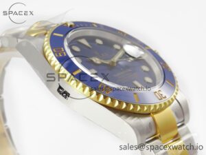 Submariner 116613 LB Blue Ceramic Clean Factory 1:1 Best Edition 904L SS Case and Bracelet VS3135 - Image 6