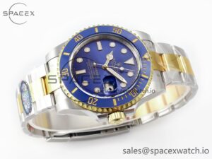 Submariner 116613 LB Blue Ceramic Clean Factory 1:1 Best Edition 904L SS Case and Bracelet VS3135 - Image 7
