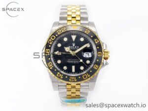 GMT Master II 126713 904L SS Clean 1:1 Best Edition Black Dial on Jubilee Bracelet DD3285