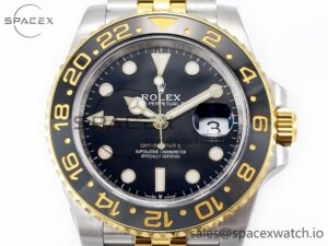 GMT Master II 126713 904L SS Clean 1:1 Best Edition Black Dial on Jubilee Bracelet DD3285 - Image 2