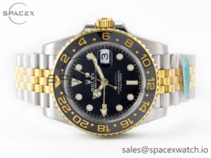 GMT Master II 126713 904L SS Clean 1:1 Best Edition Black Dial on Jubilee Bracelet DD3285 - Image 8