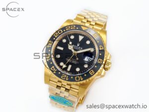 GMT Master II 126718GRNR 904L SS Clean 1:1 Best Edition Black Dial on Jubilee Bracelet DD3285 - Image 4