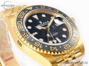 GMT Master II 126718GRNR 904L SS Clean 1:1 Best Edition Black Dial on Jubilee Bracelet DD3285 - Image 6