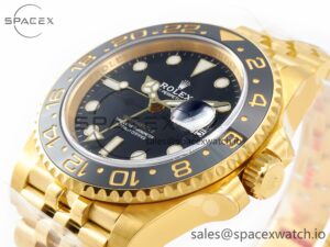 GMT Master II 126718GRNR 904L SS Clean 1:1 Best Edition Black Dial on Jubilee Bracelet DD3285 - Image 5