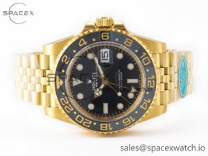 GMT Master II 126718GRNR 904L SS Clean 1:1 Best Edition Black Dial on Jubilee Bracelet DD3285 - Image 8