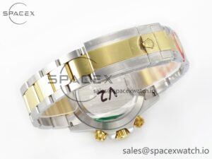 Daytona 116503 QF 1:1 Best Edition Black Dial on SS/YG Bracelet SH4130 V3 (Gain Weight) - Image 17