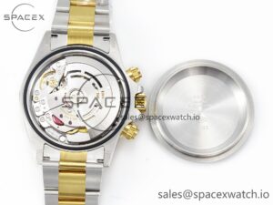 Daytona 116503 QF 1:1 Best Edition White Dial on SS/YG Bracelet SH4130 V3 (Gain Weight) - Image 18