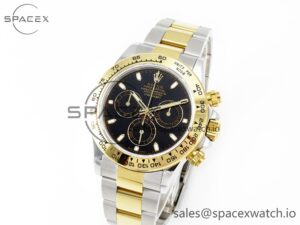 Daytona 116503 QF 1:1 Best Edition Black Dial on SS/YG Bracelet SH4130 V3 (Gain Weight) - Image 4