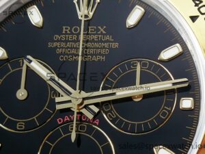 Daytona 116503 QF 1:1 Best Edition Black Dial on SS/YG Bracelet SH4130 V3 (Gain Weight) - Image 11