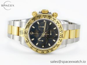 Daytona 116503 QF 1:1 Best Edition Black Dial on SS/YG Bracelet SH4130 V3 (Gain Weight) - Image 8
