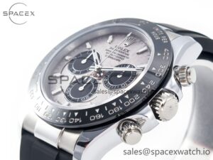 Daytona 116519 QF 1:1 Best Edition Meteorite Dial on Oysterflex Strap SH4130 V3 (Gain Weight) - Image 5
